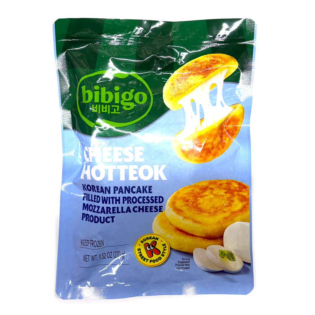[Bibigo] Cheese Hotteok Korean Pancake w. Mozzarella / 비비고 치즈 호떡 모짜렐라 (270g)