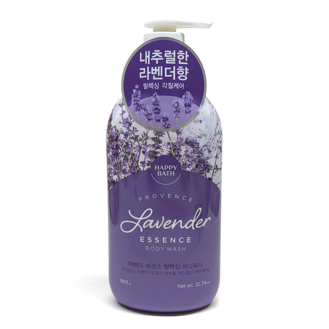 [Happy Bath] Provence Lavender Essence Body Wash / 해피바스 바디워시 라벤더 에센스 릴렉싱 각질케어 (900g)