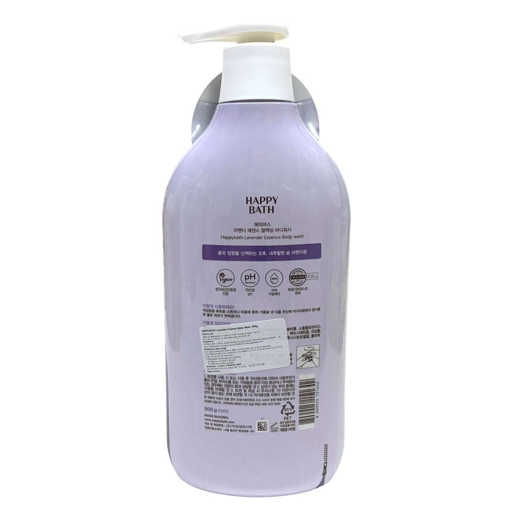 [Happy Bath] Provence Lavender Essence Body Wash / 해피바스 바디워시 라벤더 에센스 릴렉싱 각질케어 (900g)