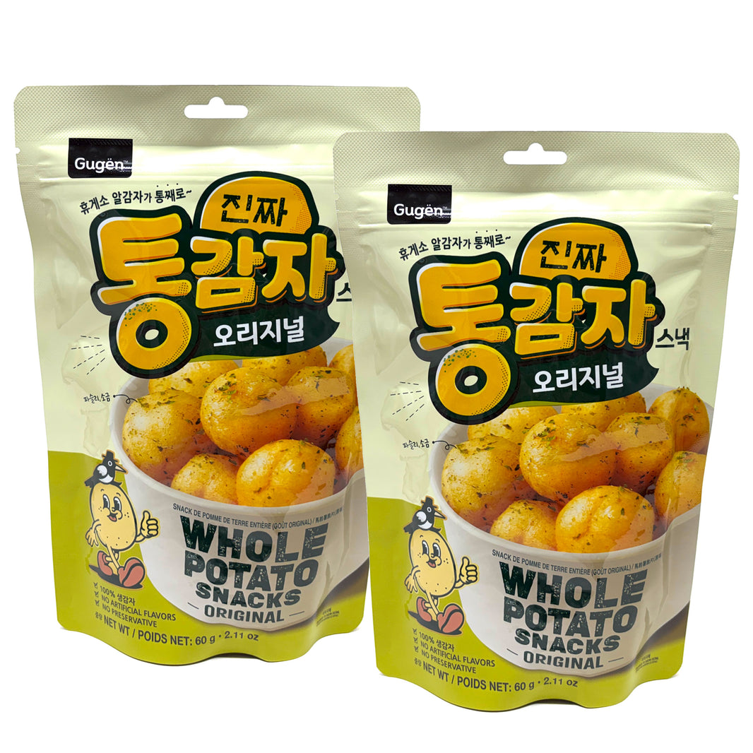 [Gugen] Whole Potato Snack Original / 구겐 진짜 통 감자 스낵 오리지널 (60g x2pk)