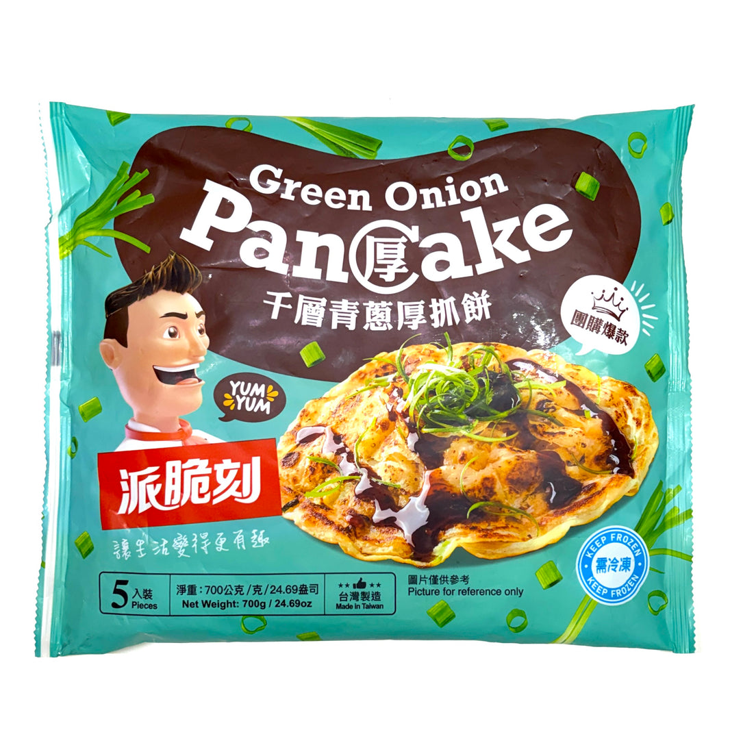 [Wang] Taiwan Green Onion Thick Pancakes / 왕 타이완 팬케익 파 빈대떡 전 (700g / 5인용)