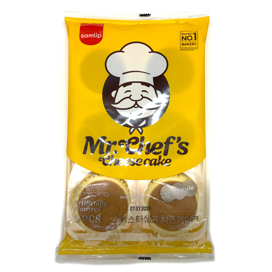 [Samlip] Mr. Chef's Cheesecake / 삼립 미스터 쉐프 치즈 케익 (240g, 6EA)