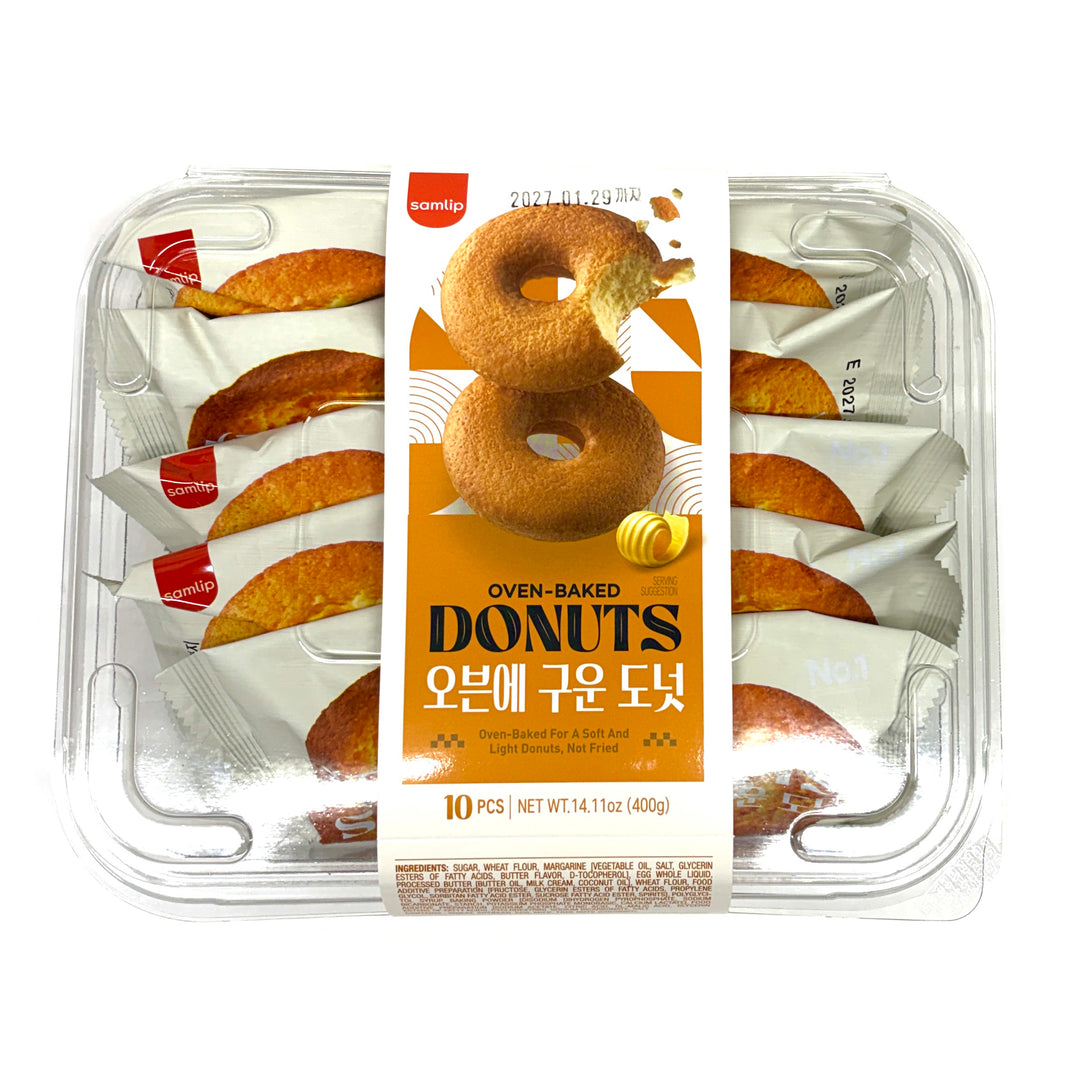 [Samlip] Oven-Baked Donuts / 삼립 오븐에 구운 도넛 (400g / 10pc)