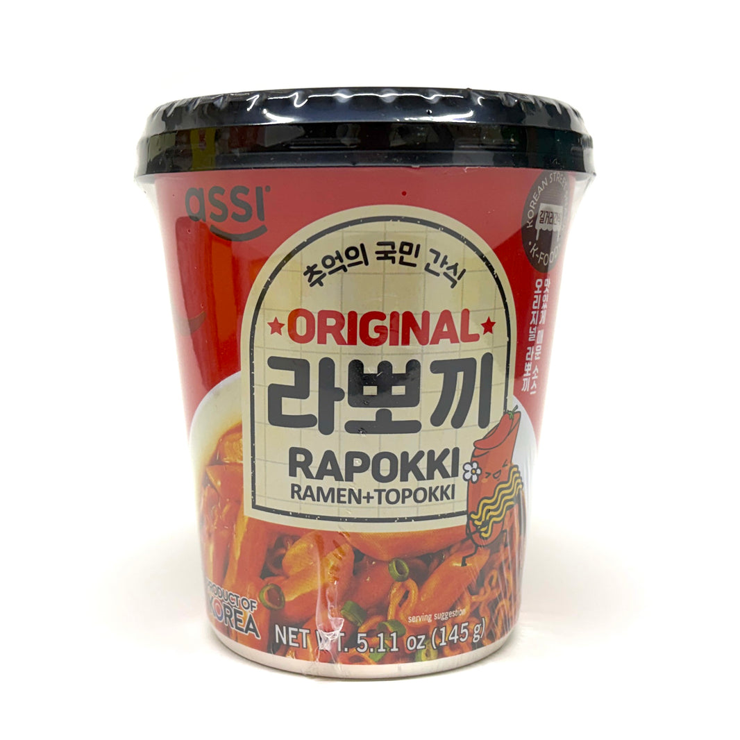 [Assi] Original Rapokki Ramen+Topokki / 아씨 라뽀끼 떡볶이 작은컵 (145g)