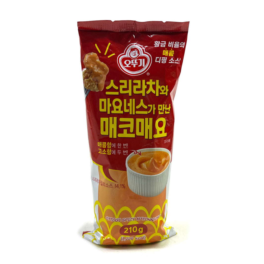 [Ottogi] Spicy Mayonnaise / 오뚜기 스리라차와 마요네즈가 만난 매코매요 (210g)