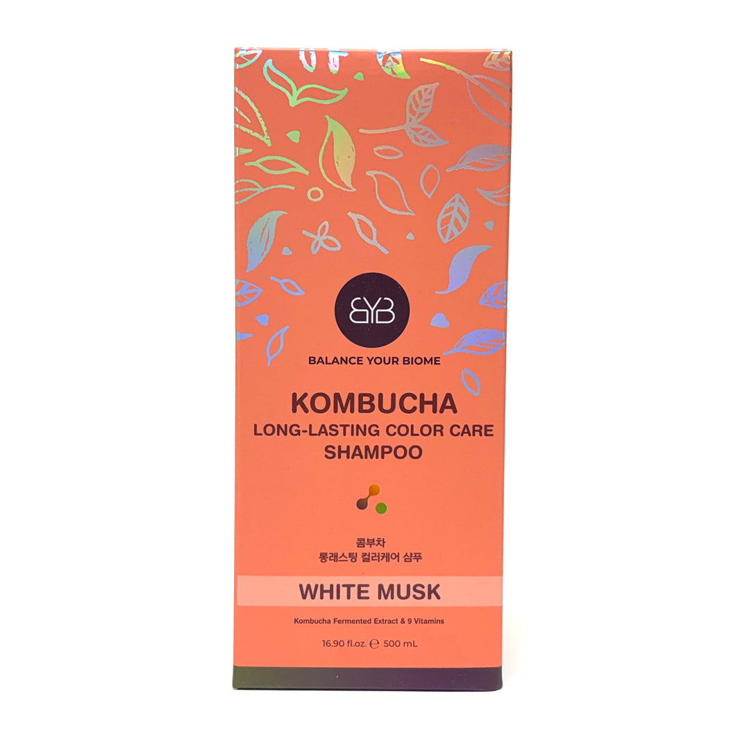 [BYB] Kombucha Long Lasting Color Care Shampoo White Musk / BYB 콤부차 롱래스팅 컬러케어 샴푸 화이트 머스크향 (500ml)