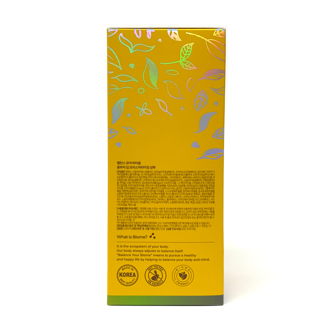 [BYB] Kombucha Deep Moisturaizing Shampoo Darjeeling / BYB 콤부차 딥 모이스처라이징 샴푸 다즐링향 (500ml)