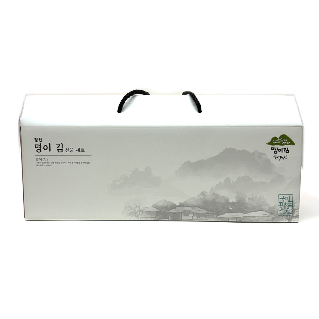 [Myung-E] Seasoned Gopchang Seaweed Can Gift Set / 명이김 곱창 캔 김 선물 세트 (90g / 30g x3)