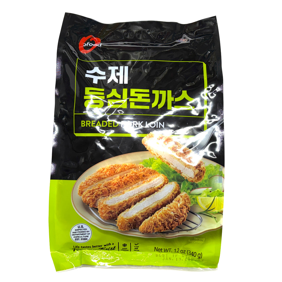 [O'food] Pork Loin Fritter Cook and Serve / 오푸드 수제 등심 돈까스 (340g)
