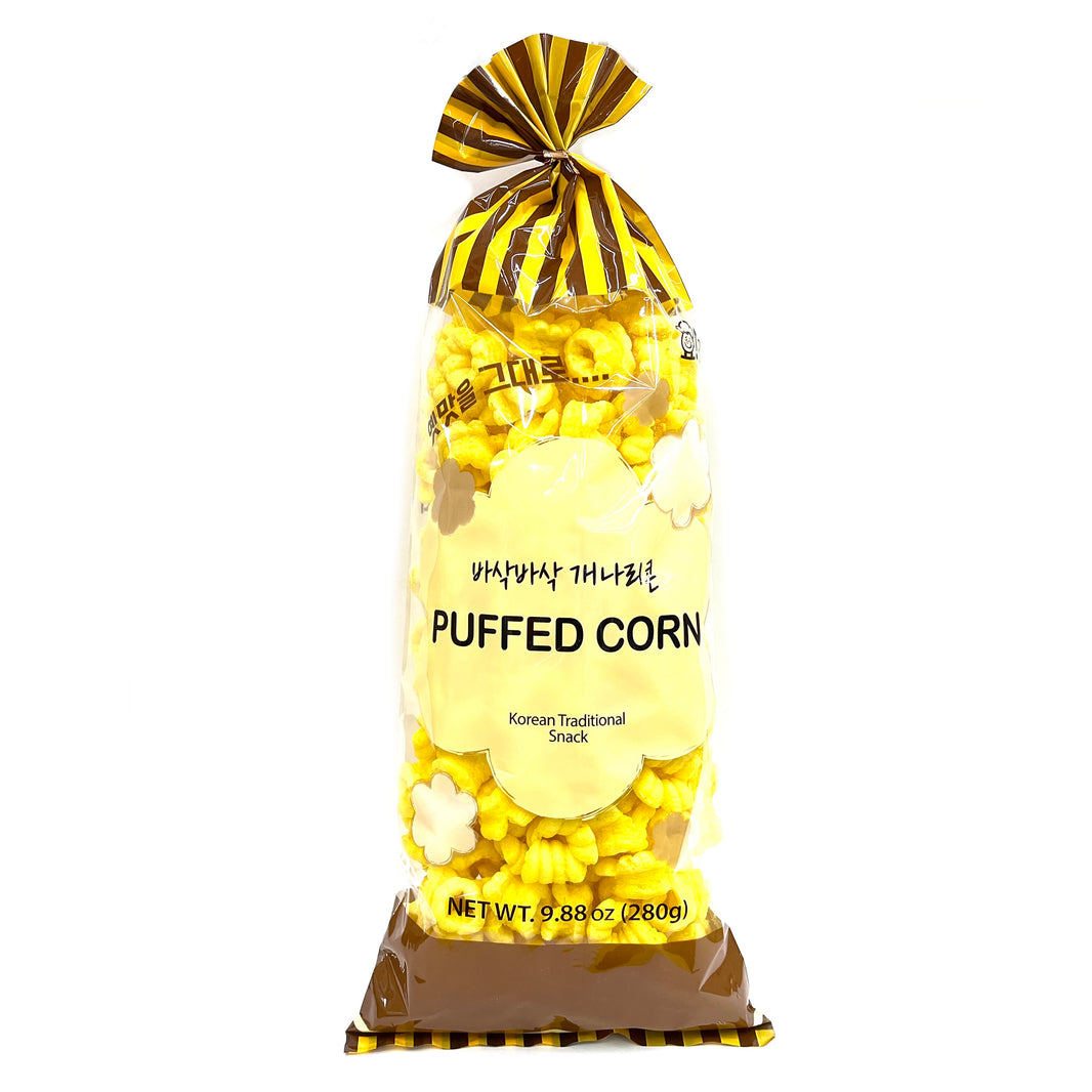 [ENI] Korean Traditional Puffed Corn Snack Cracker / 요리사 바삭바삭 개나리콘 (280g)