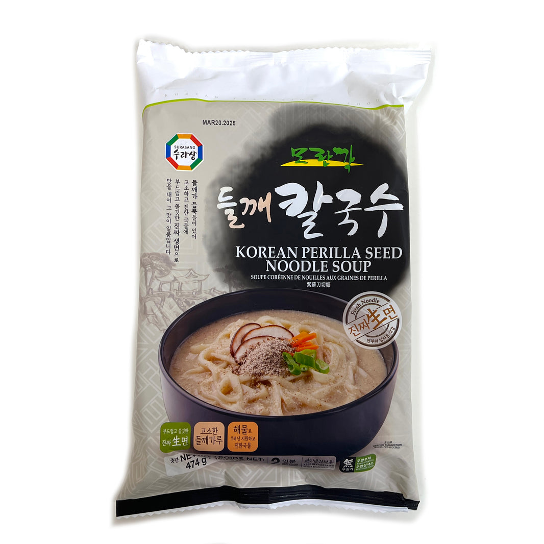 [Surasang] Morangak Korean Perilla Seed Noodle Soup / 모란각 들깨 칼국수 (474g)
