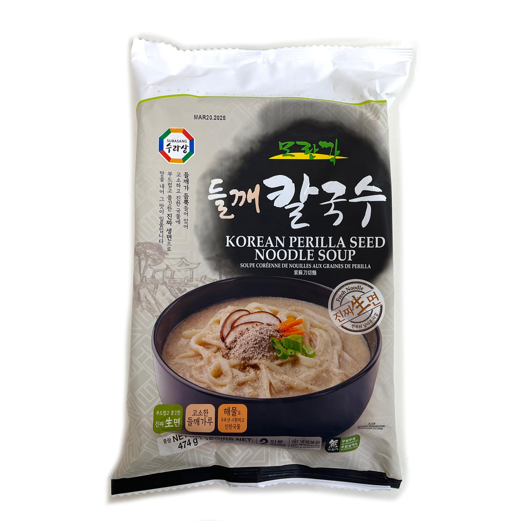 [Surasang] Morangak Korean Perilla Seed Noodle Soup / 모란각 들깨 칼국수 (474g)