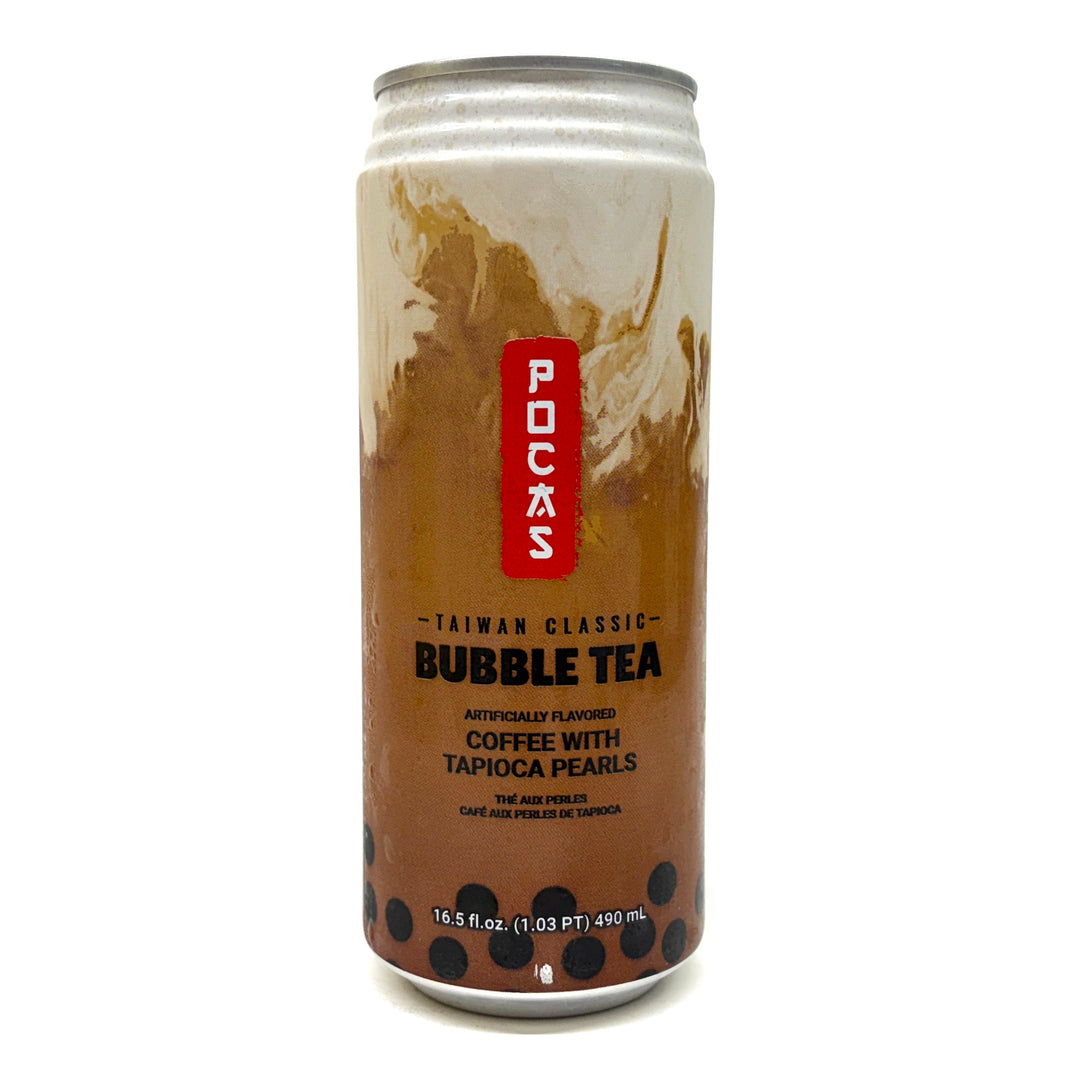 [Pocas] Taiwan Classic Bubble Tea Coffee w. Tapioca Pearls / 포카스 버블티 커피 밀크맛 (490ml)