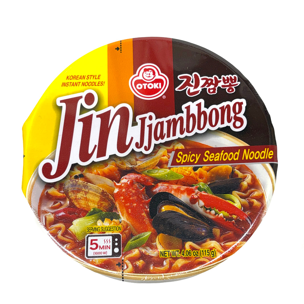 [Ottogi] Jin Jjambbong Bowl Cup / 오뚜기 진짬뽕 컵 라면 사발면 큰컵 (115g x3)