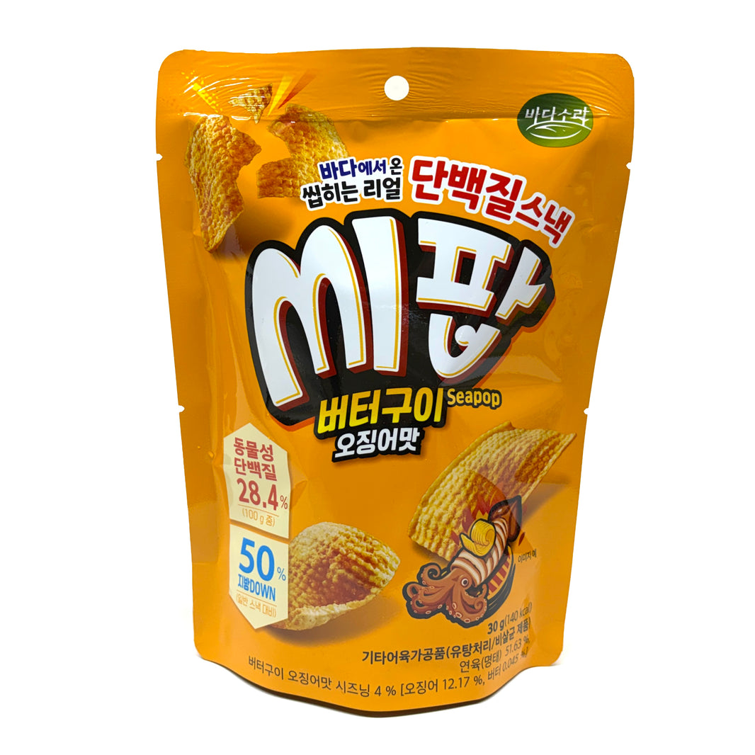 [Badasori] Seapop Dried Fish Snack Butter Flavor / 바다소리 씨팝 단백질 스낵 버터맛 (30g)