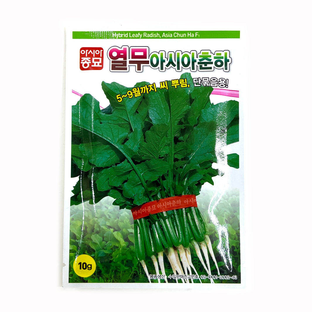 [Korean Seeds] Yulmoo Seeds / 토종 열무 씨앗 (25g)