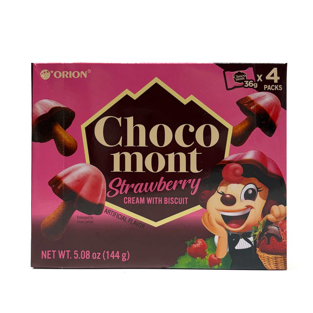 [Orion] Choco mont Strawberry / 오리온 초코 몬트 송이 딸기 (144)