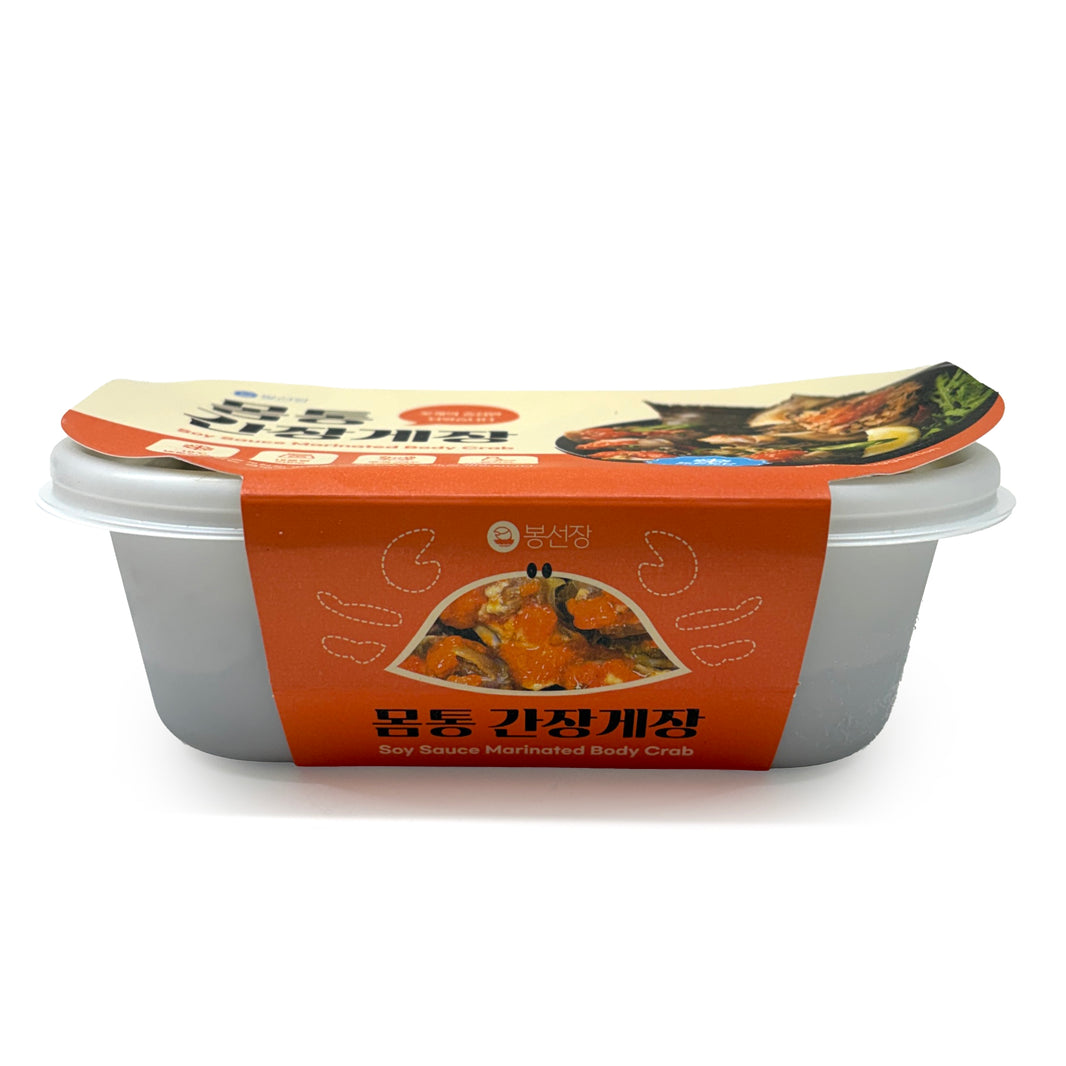 [Bongsunjang] Soy Sauce Marinated Body Crabs / 봉선장 몸통 간장 게장 (500g)