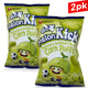 [Nongshim] Melon Kick Natural & Artificial Flavor Corn Puffs / 농심 메론킥 (45g x2) Best By 06/11/2026