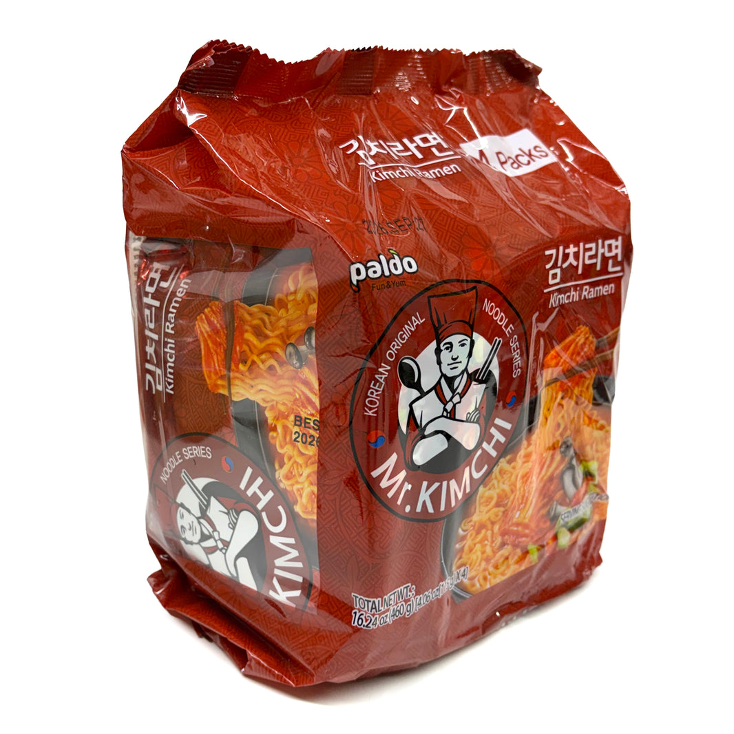 [Paldo] Mr. Kimchi Kimchi Ramen / 팔도 미스터 김치 라면 (4pks)