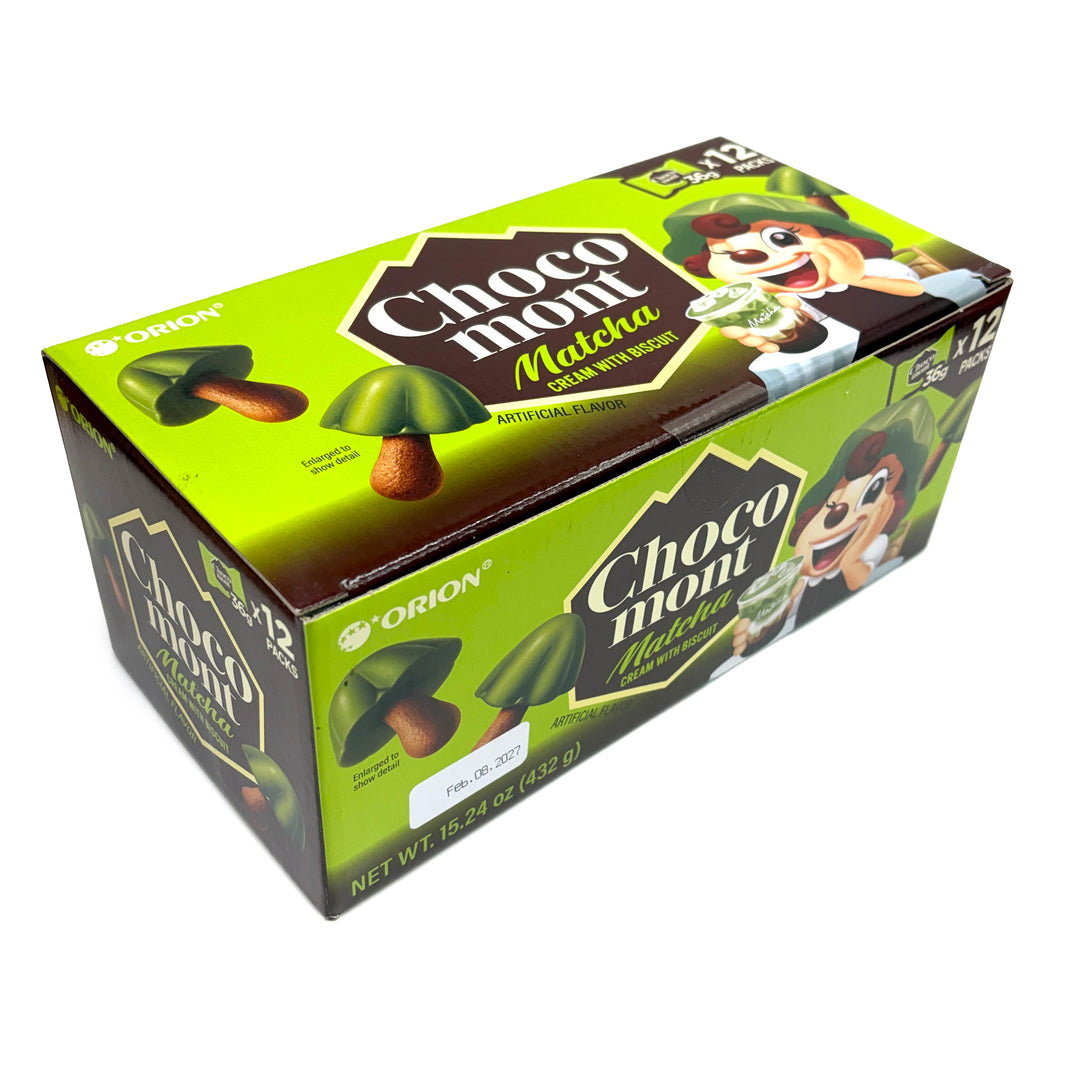 [Orion] Choco mont Matcha / 오리온 초코 몬트 송이 마차 (432)