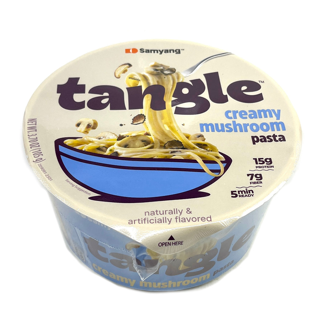 [Samyang] Tangle Creamy Mushroom Pasta / 삼양 탱글 크리미 버섯 파스타 (105g Bowl)