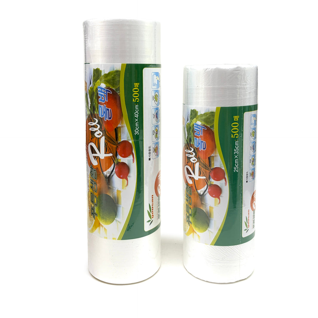 [Geosan] Plastic Roll Bag Medium / 푸른생활 롤백 미디엄 (30x40cm / 500pcs)