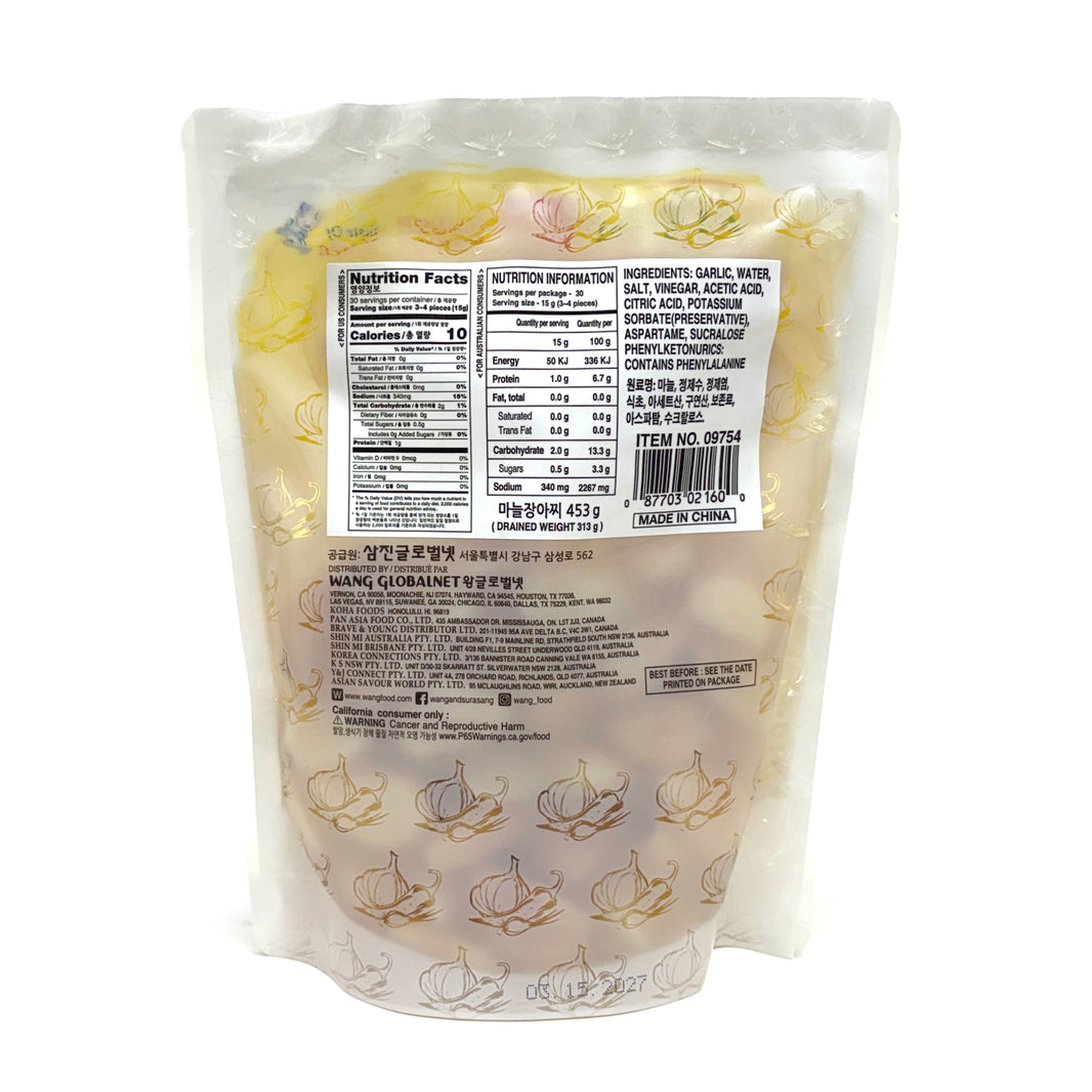 [Wang] Pickled Garlic / 왕 시골 절임 마늘 짱아지 절임 (1lb)