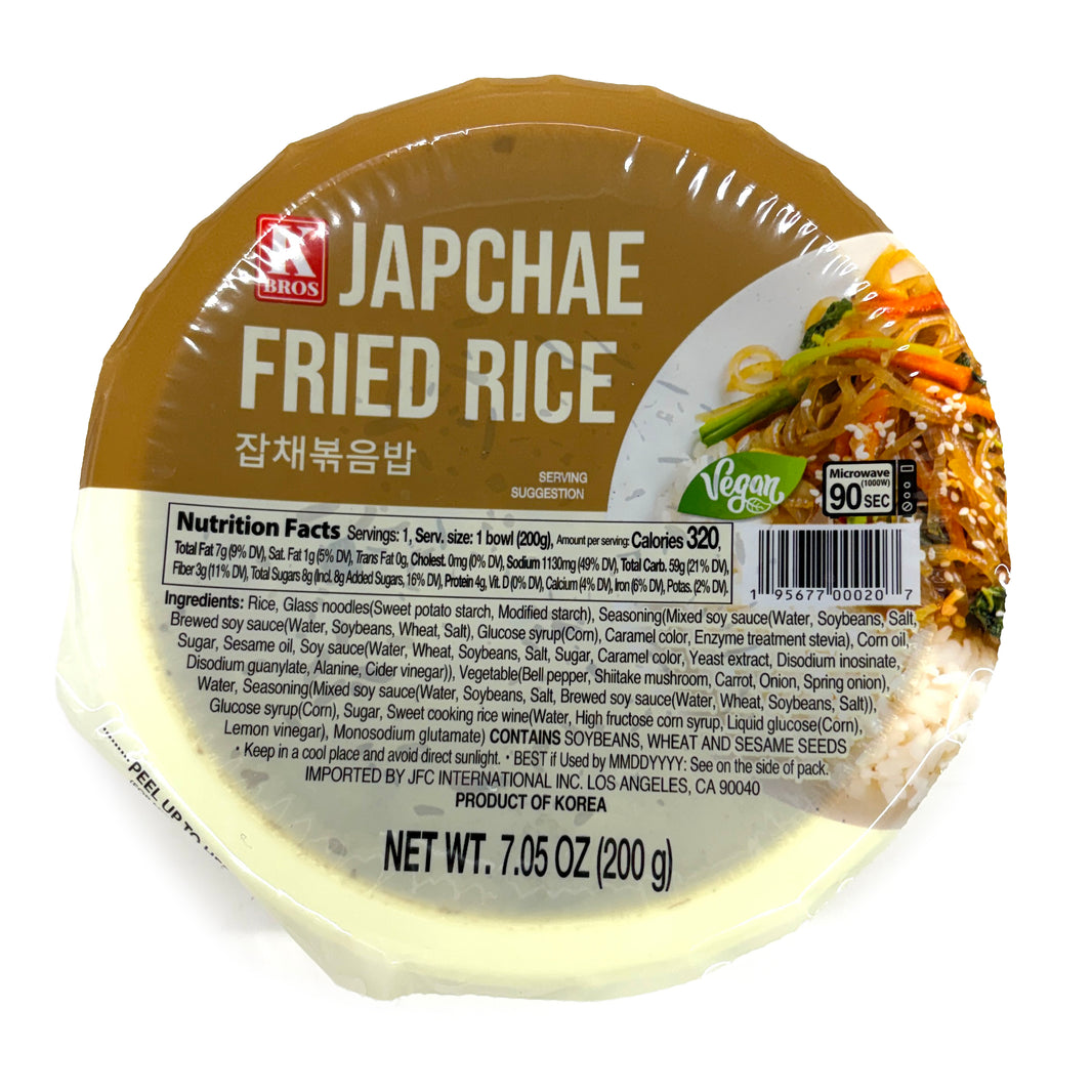 [KBros] Japchae Fried Cooked Rice / KBros 잡채 볶음밥 (200g x3pk)