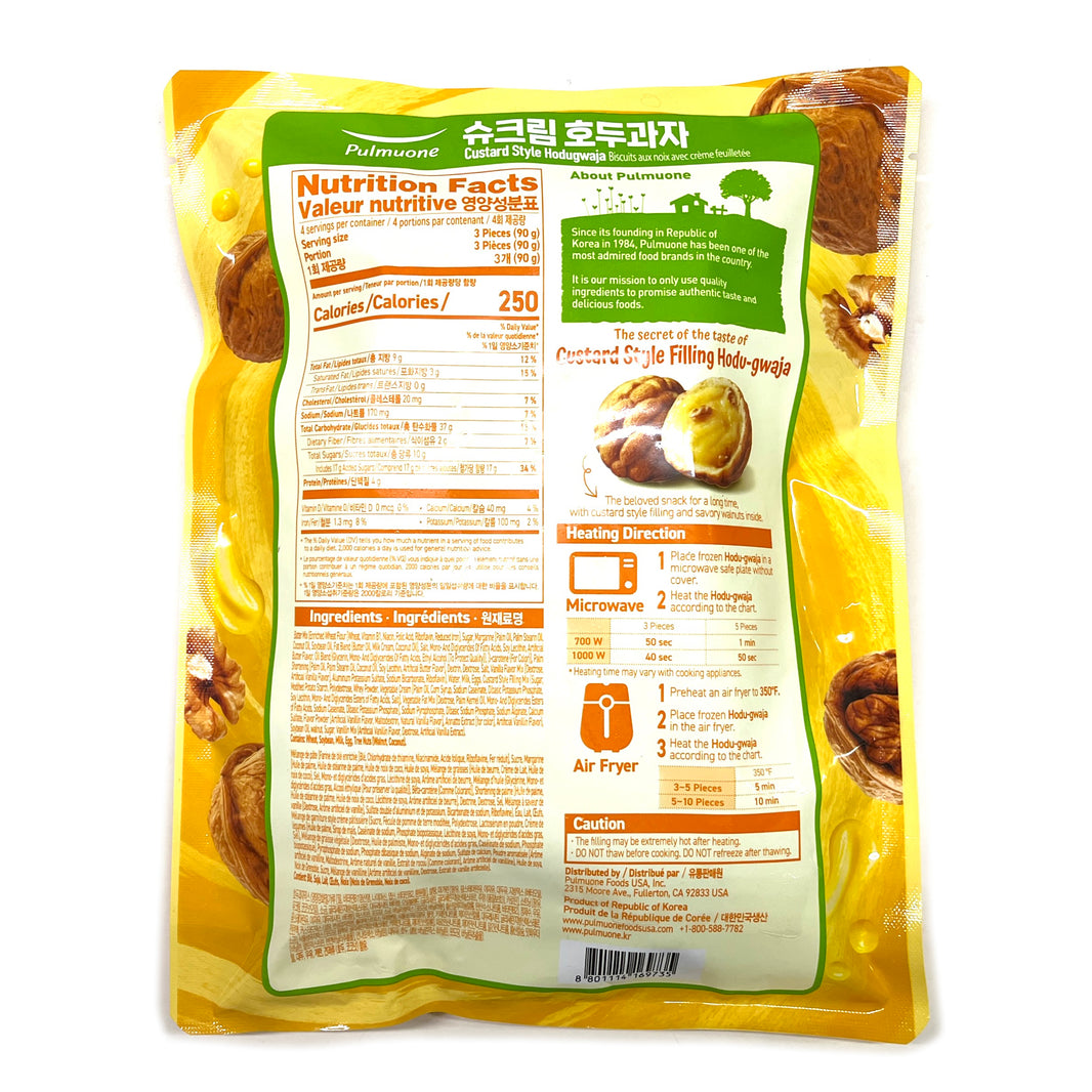 [Pulmuone] Custard Style Hodugwaja / 풀무원 슈크림 호두과자 (360g)