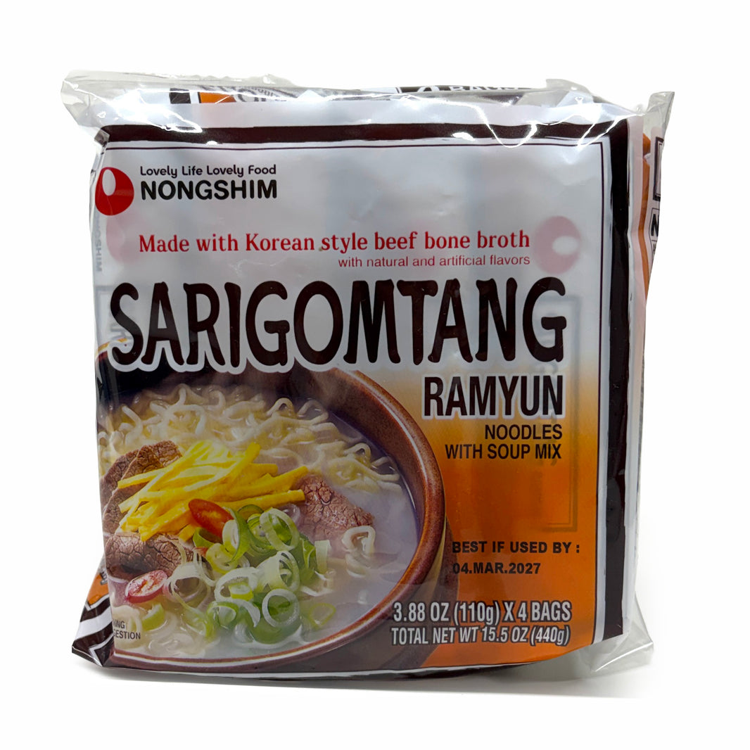 [Nongshim] Sarigomtang Ramyun / 농심 사리곰탕면 (4pk)