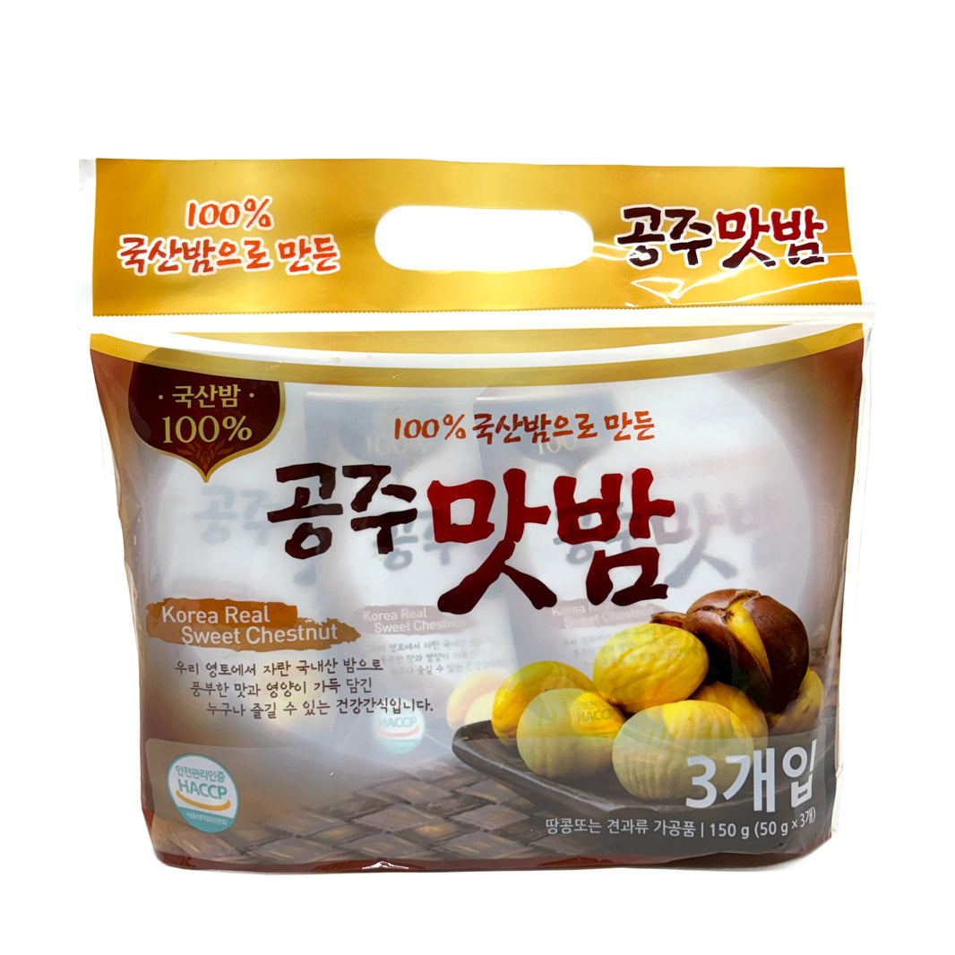[Nonggaae] Gong Ju Peeled & Steamed Chestnut / 농가애 공주 맛밤 (150g x3pk)