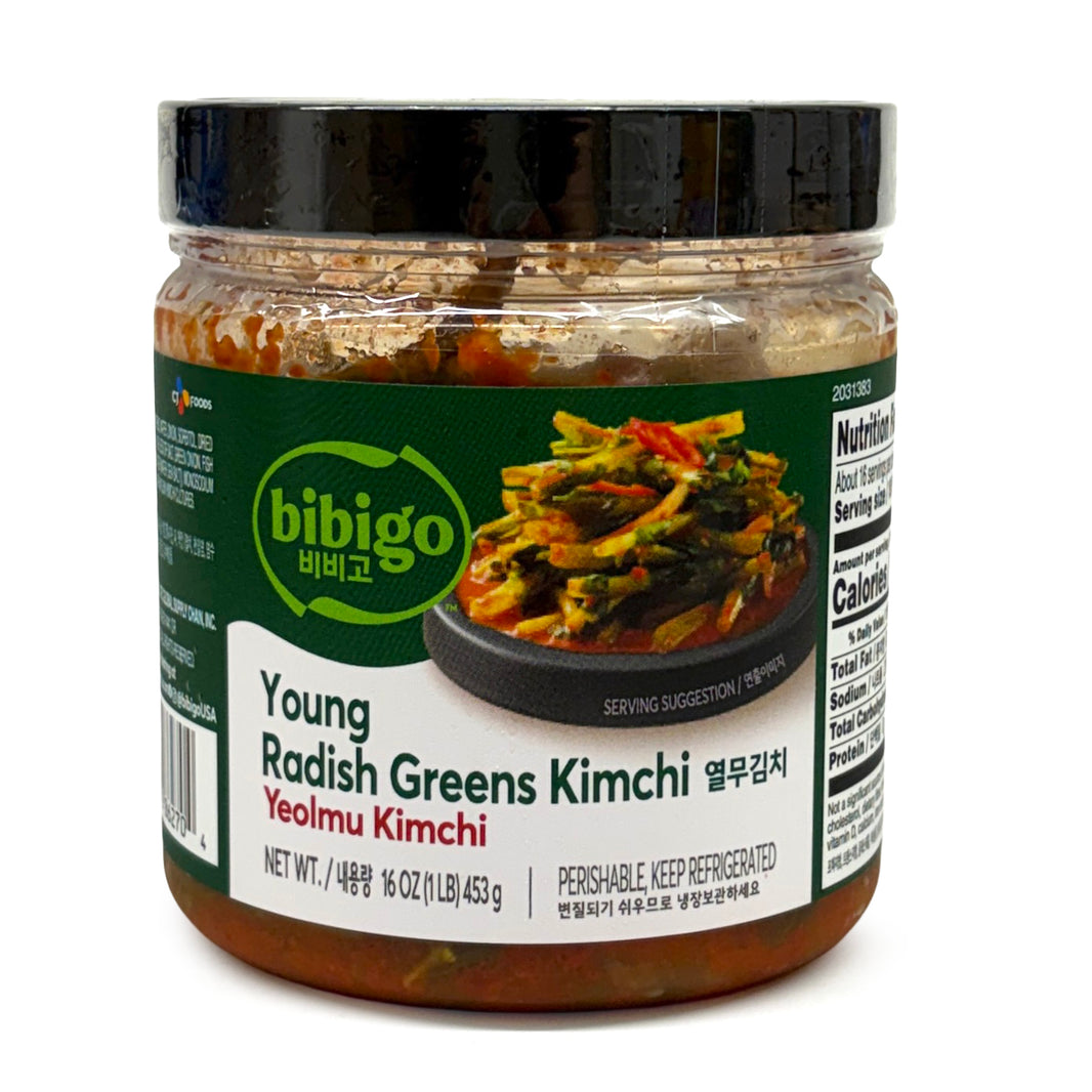 July 4th 1+1 [Bibigo] Young Radish Greens Yeolmu Kimchi / 비비고 열무 김치 (453g)