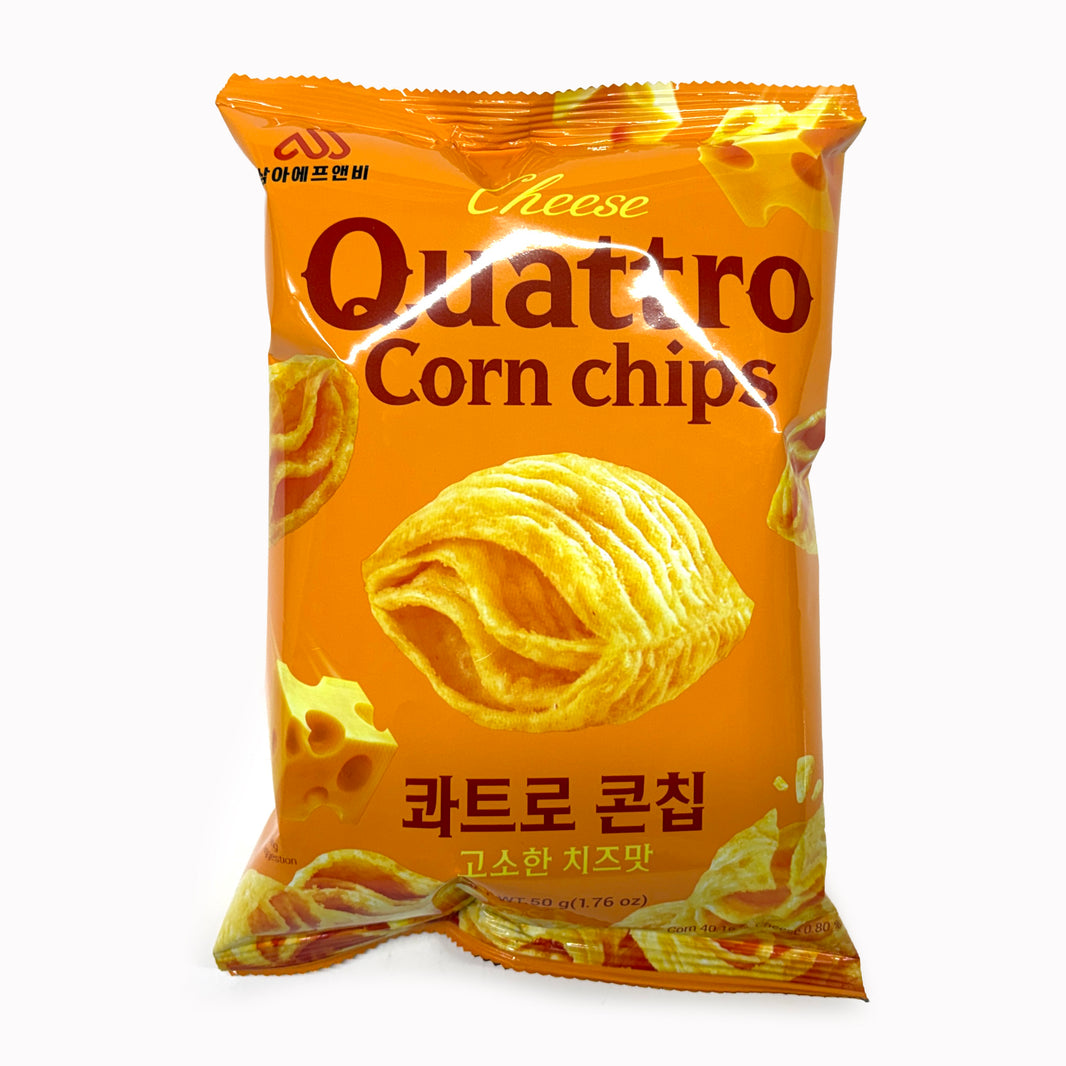 [Samah] Quattro Corn Chip Cheese / 삼아 콰트로 콘칩 고소한 치즈맛 (50g x2pk)