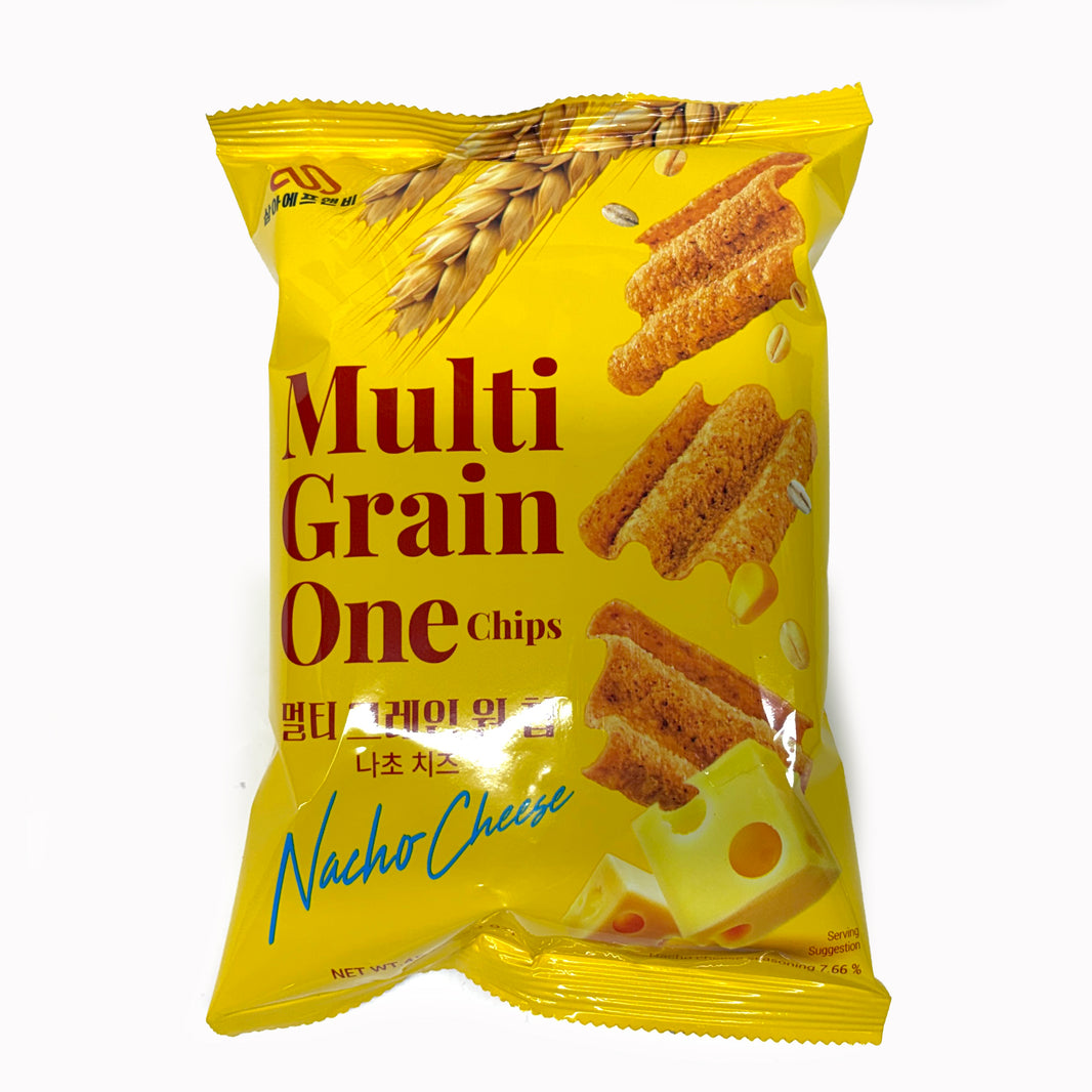 [Samah] Multi Grain One Chip / 삼아 멀티 그레인 원 칩 나초 치즈 (50g x2pk)