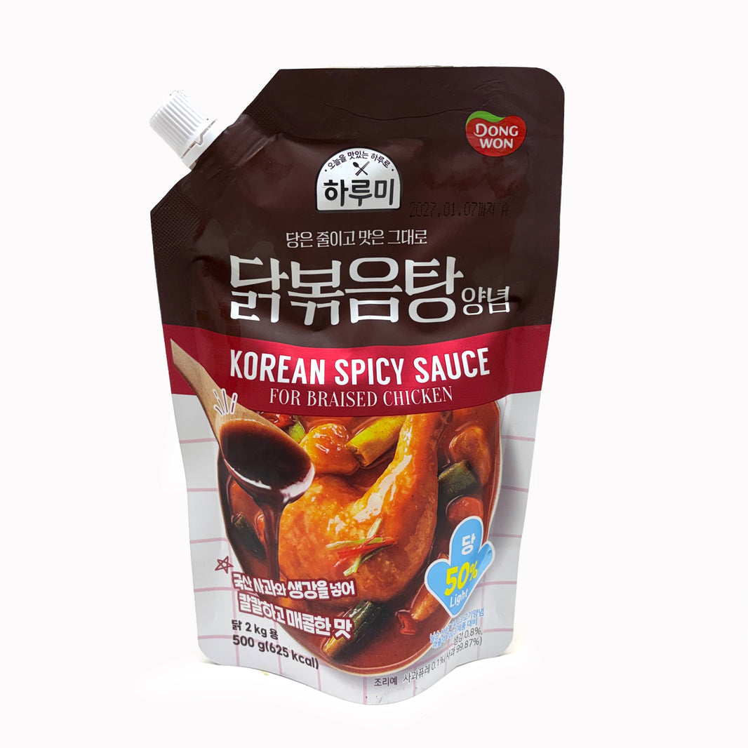 [Dongwon] Korean Spicy Sauce for Braised Chicken / 동원 하루미 닭볶음탕 양념 소스 (500g)