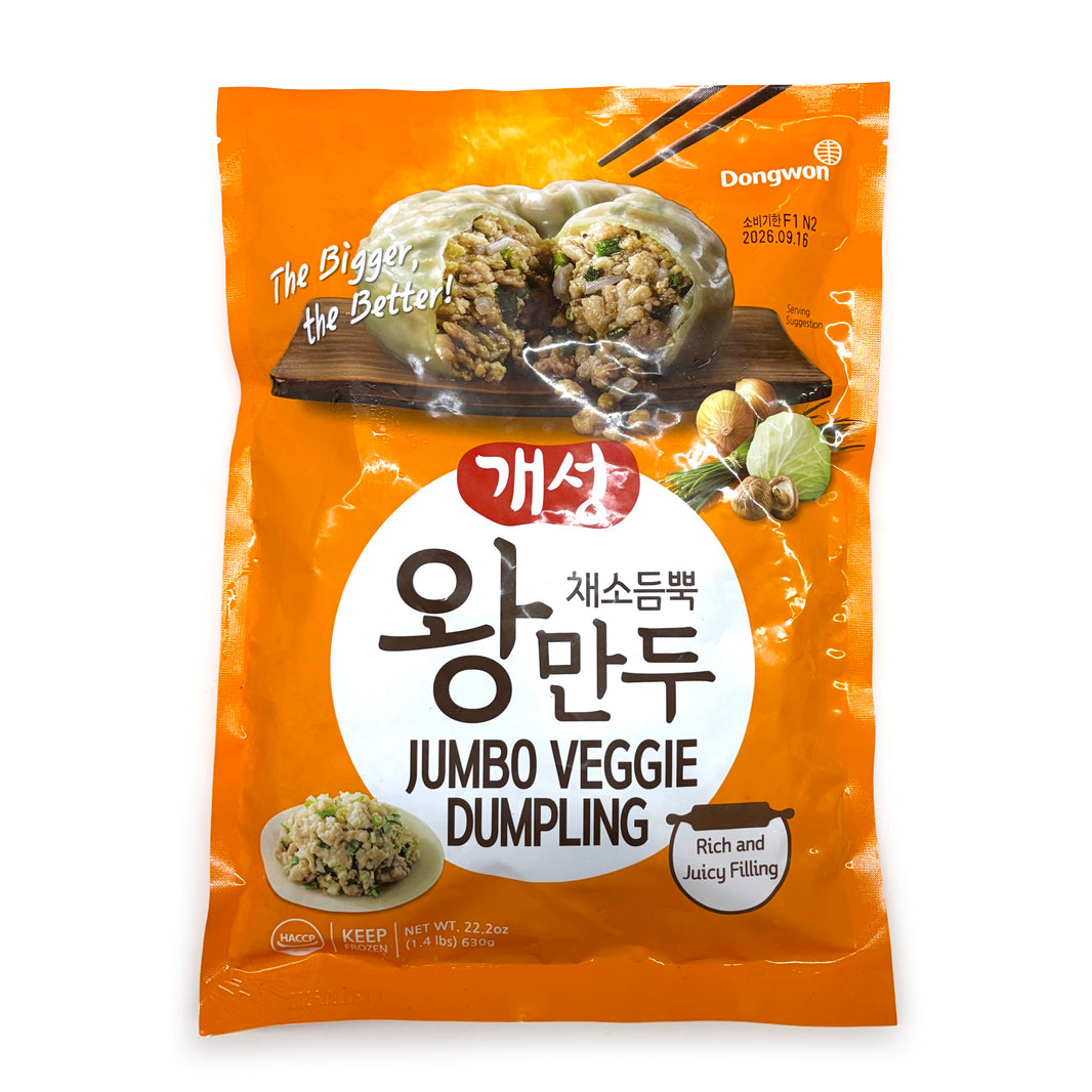 [Dongwon] Jumbo Veggie Dumpling / 동원 개성 왕만두 채소듬뿍 만두 (630g)