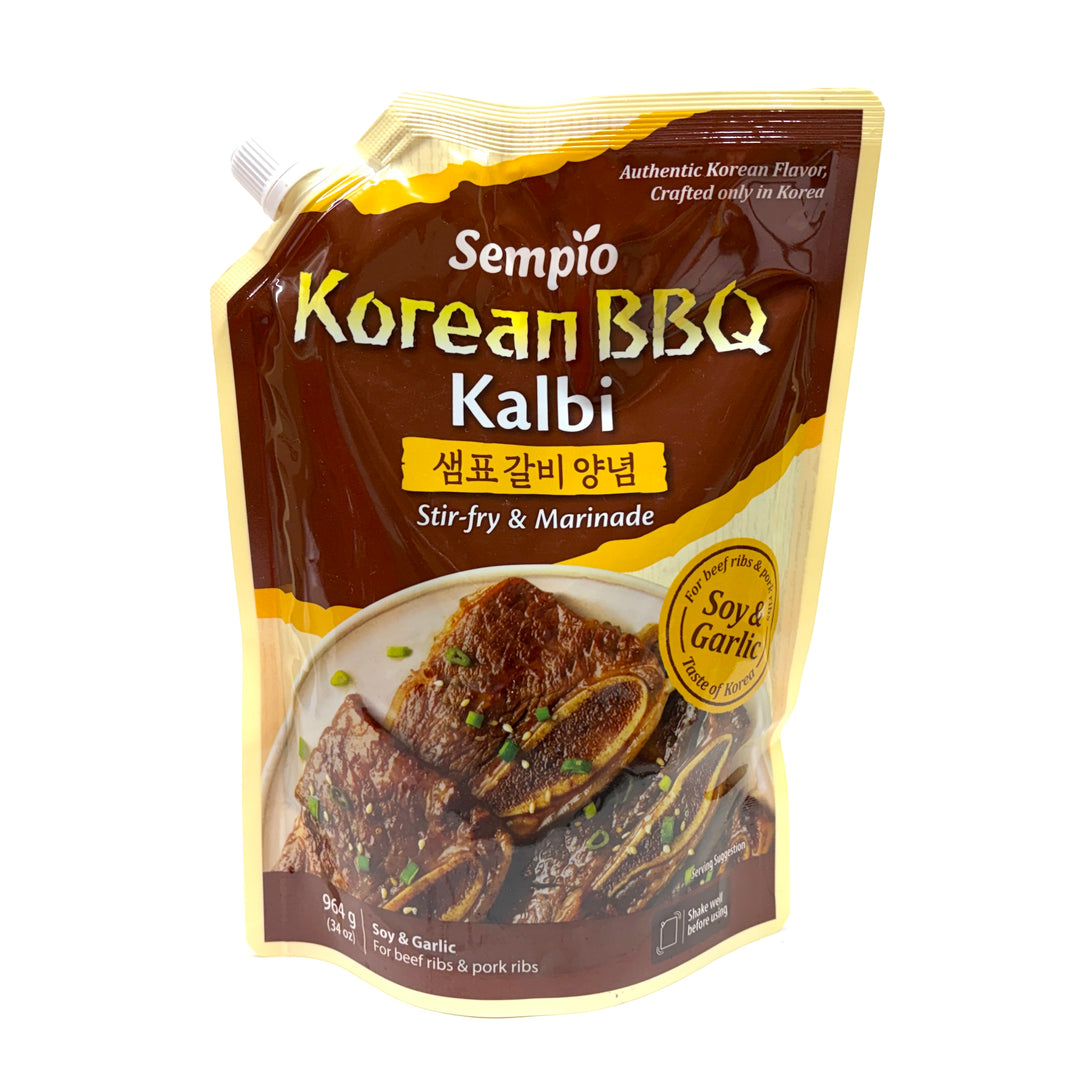 [Sempio] Korean BBQ Kalbi Sauce Stir-fry & Marinade Spicy / 샘표 갈비 양념 (964g)