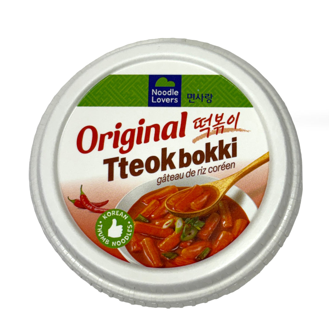 [NoodleLovers] Tteok-bokki Original Topokki Cup / 면사랑 떡볶이 오리지널  작은컵 컵 떡볶이 (133g x2pk)