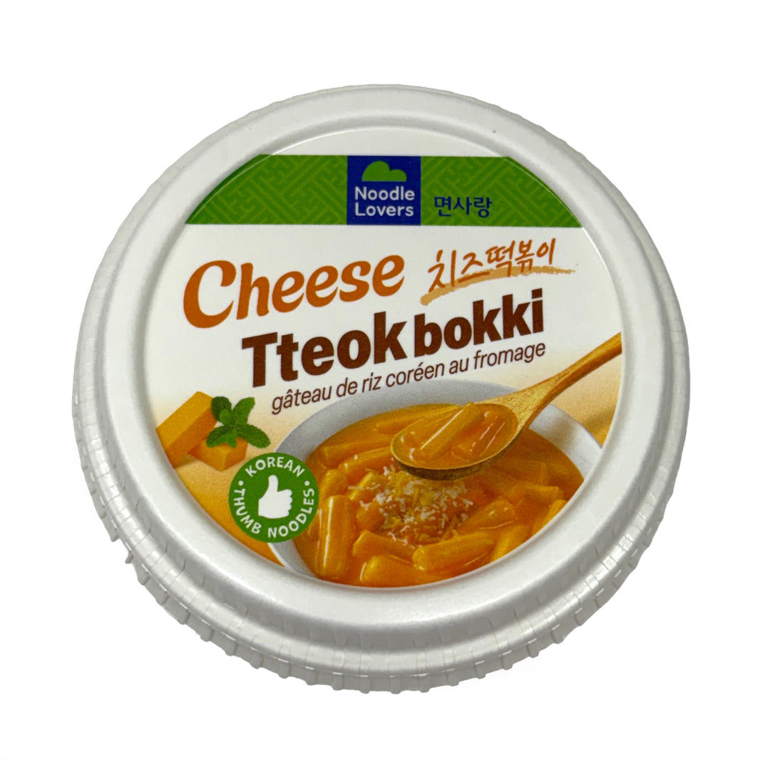 [NoodleLovers] Tteok-bokki Cheese Topokki Cup / 면사랑 치즈 떡볶이 작은컵 컵 떡볶이 (133g x2pk)