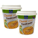 [NoodleLovers] Tteok-bokki Cheese Topokki Cup / 면사랑 치즈 떡볶이 작은컵 컵 떡볶이 (133g x2pk)