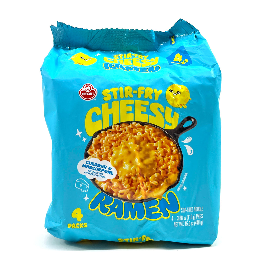 [Ottogi] Stir-Fry Cheesy Ramen Cheddar & Mascarpone / 오뚜기 치지 치즈 볶음면 라면 체다 & 마스포카네 (4pks)