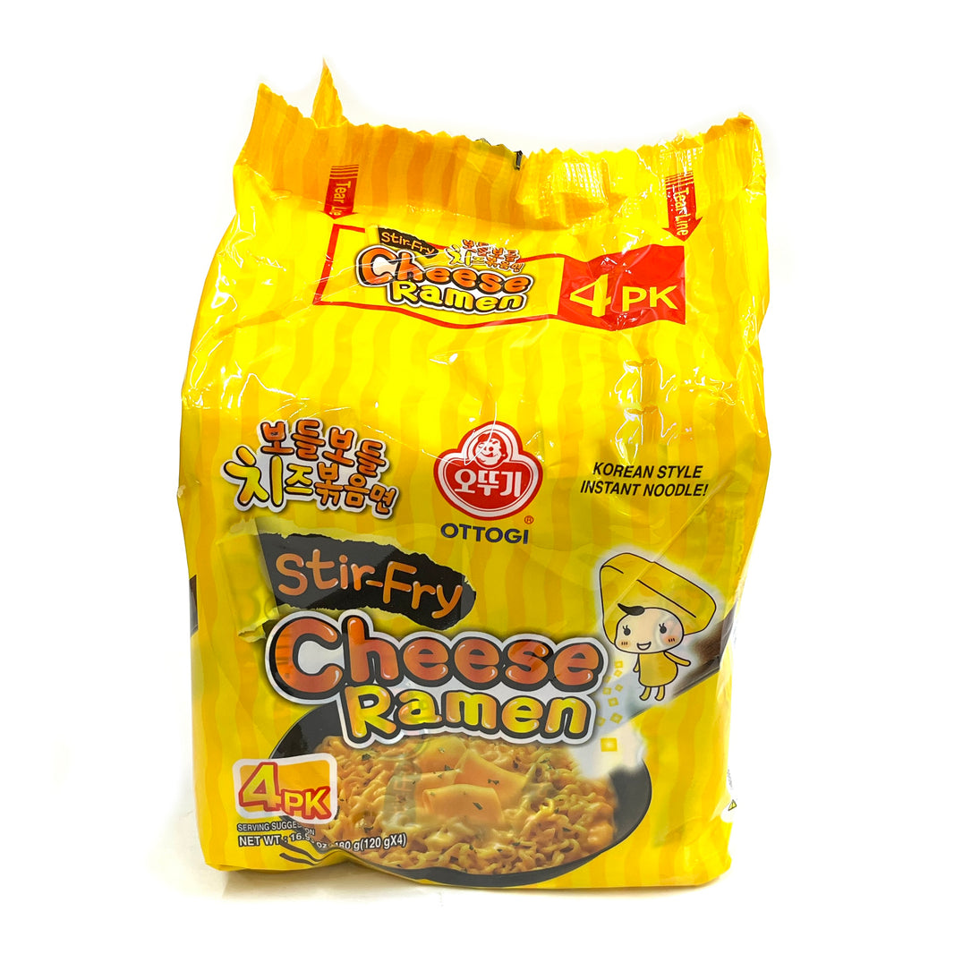 [Ottogi] Stir-Fri Cheese Ramen / 오뚜기 보들보들 치즈 볶음면 라면 (4pks)