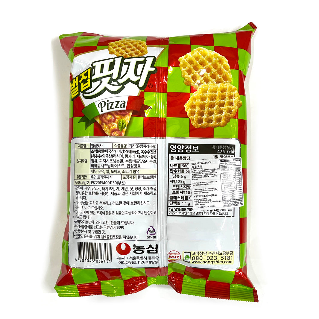 [Nongshim] Beoljib Pizza Snack / 농심 벌집핏자 (90g)