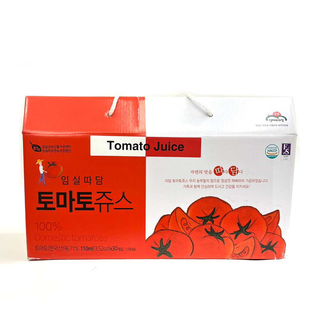 [Imsilttadam] Tomato Juice / 임실따담 토마토 즙 (30pk/box)