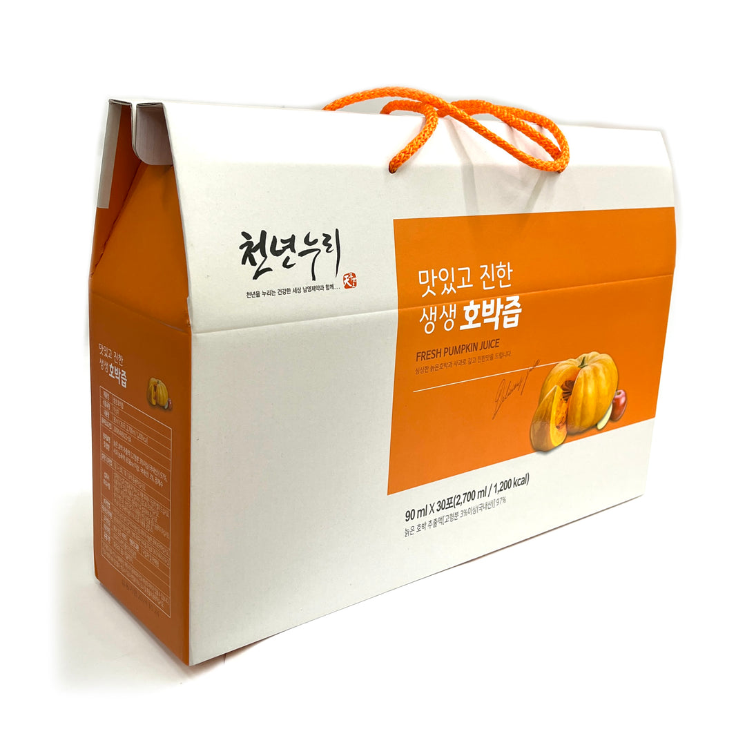 [Chunnyunnuri] Fresh Pumpkin Juice / 천년누리 맛있고 진한 생생 호박 즙 (30pk/box)