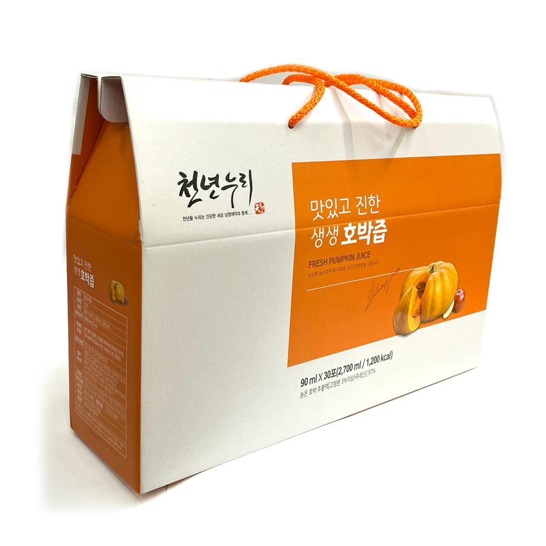 [Chunnyunnuri] Fresh Pumpkin Juice / 천년누리 맛있고 진한 생생 호박 즙 (30pk/box)