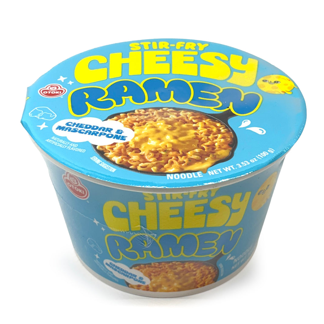 오뚜기 치지 치즈 볶음면 큰 컵 라면 체다 & 마스카포네 (100g)