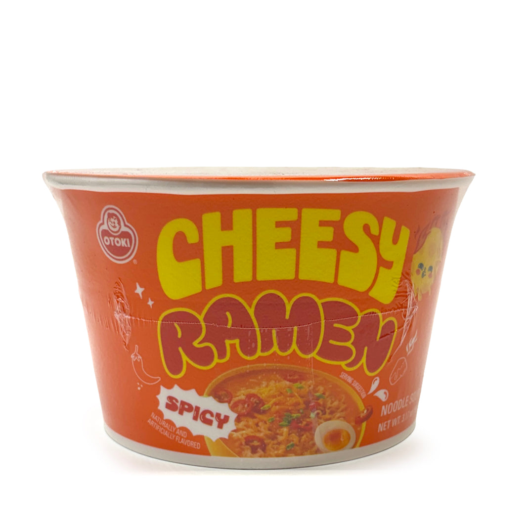[Ottogi] Cheesy Ramen Spicy Big Cup / 오뚜기 치지 치즈 큰 컵 라면 매콤 (90g)