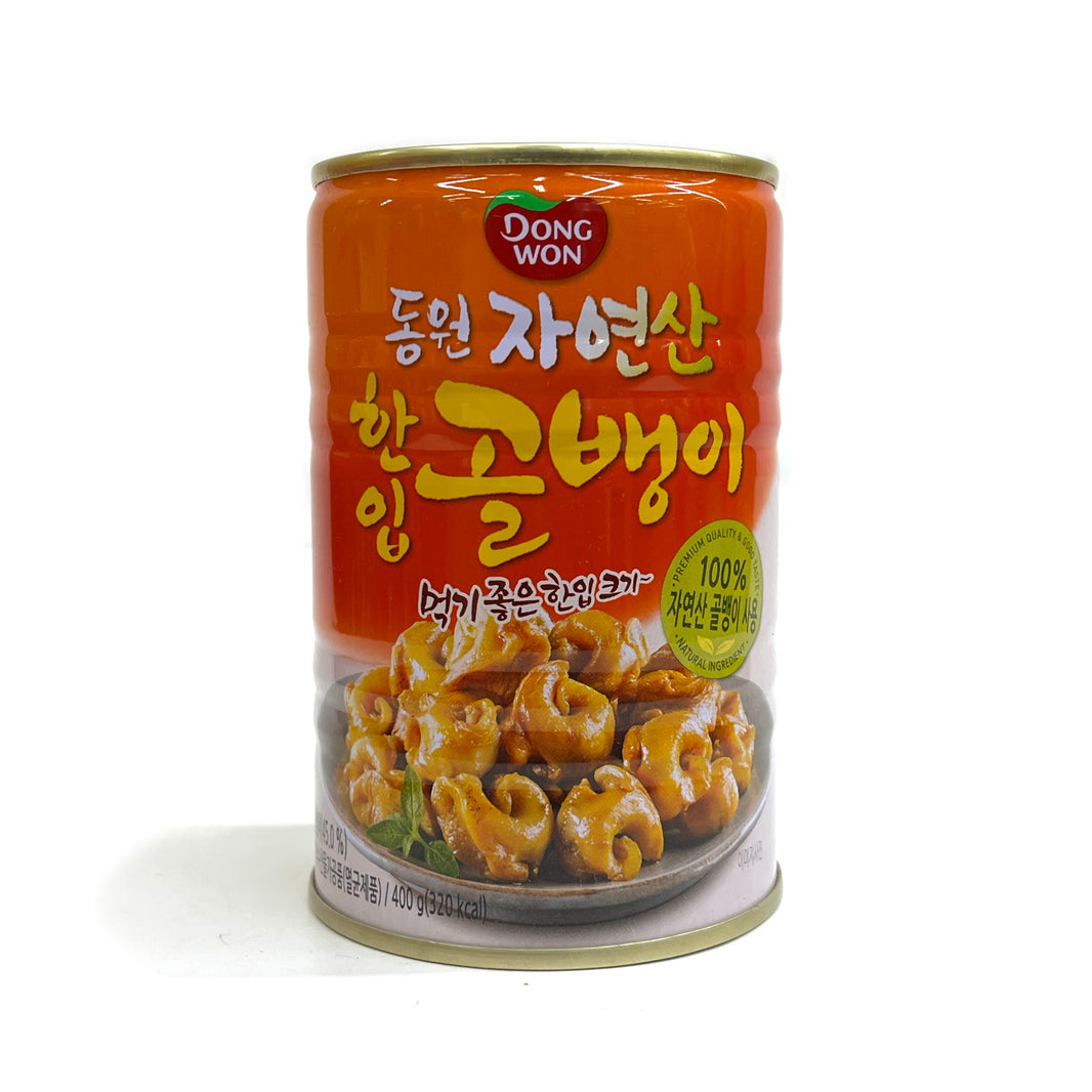 [Dongwon] Natural Canned Whelk (Bai-Top Shell) / 동원 한입 골뱅이 (400g)